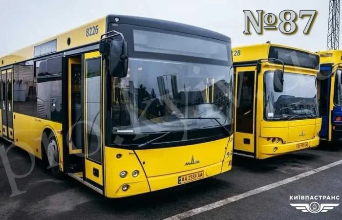 87 автобус Київ